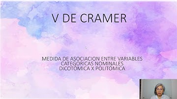 V DE CRAMER