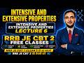 Intensive and Extensive Properties || Lecture 6 || RRB JE CBT 2