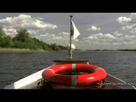 Stock Footage Europe Germany Mecklenburg Lake Teterow Boot Boat Trip Travel Urlaub Nature See HD