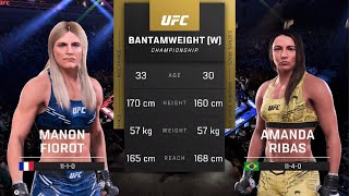 Battle of the Prospects: Manon Fiorot vs Amanda Ribas | UFC 5 Fight Breakdown