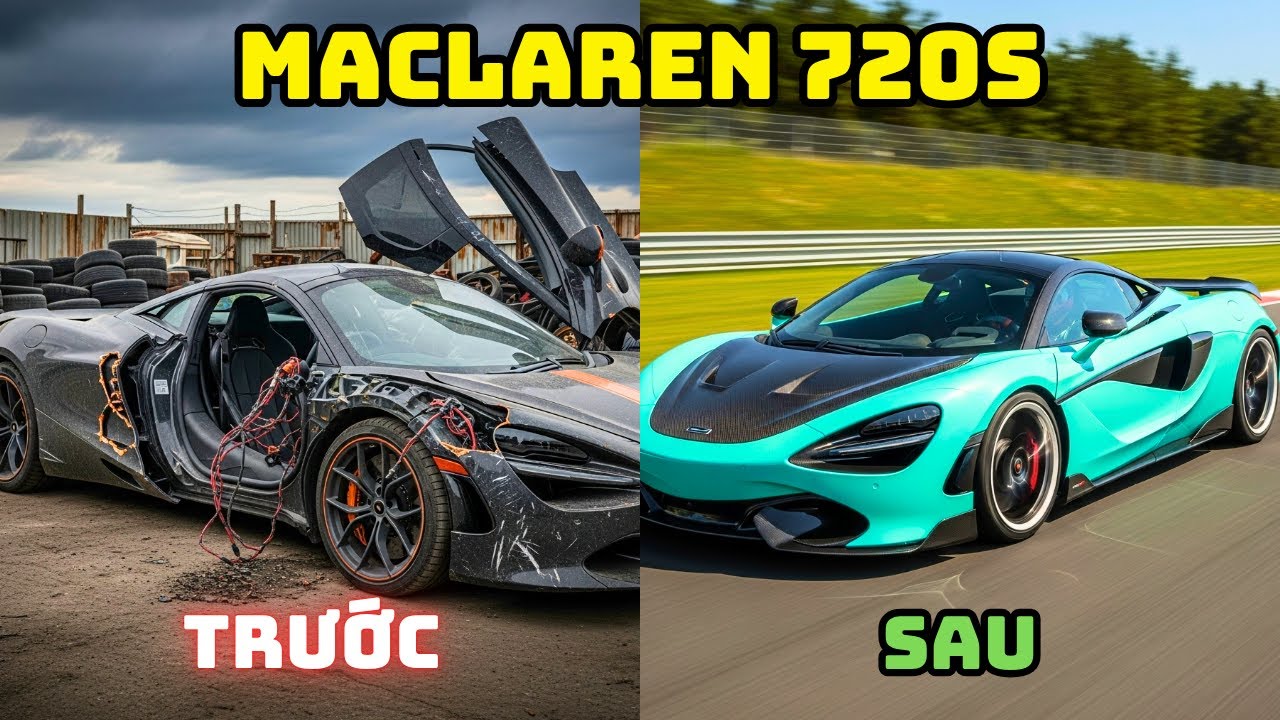 Bỏ 5 Tỷ Phục Chế McLaren 720S Nát: Lãi To Hay Lỗ Sấp Mặt?