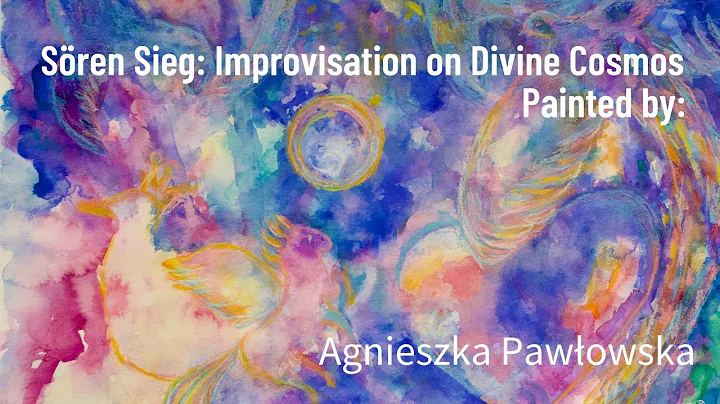 Sren Sieg: Improvisation on Divine Cosmos. Painted...