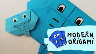 Kolay Origami Tekniği İle Fil Yapımı (Elephant Origami) 🐘