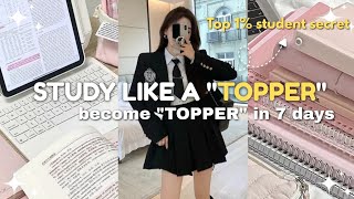 How Top 1% Students Actually Study (No One Tells You This)✨️🍃