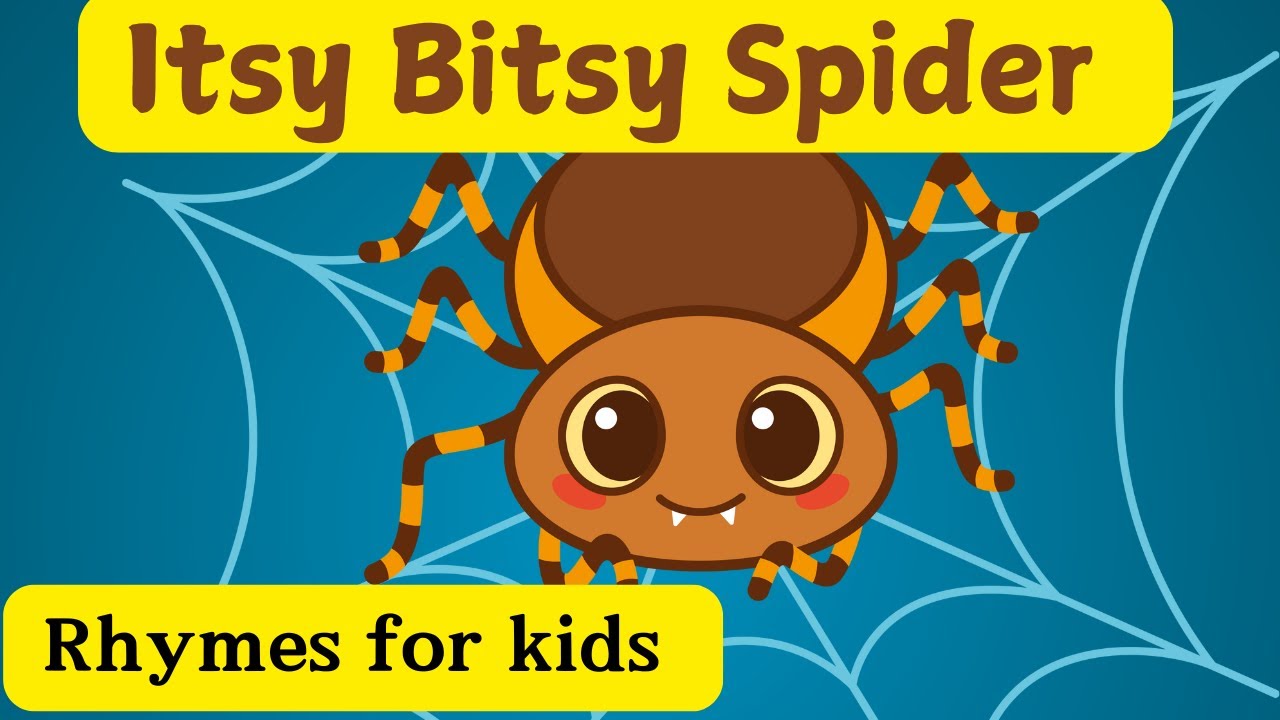 Itsy Bitsy Spider Rhymes For Kids Nursery Rhymes Song With Lyrics 