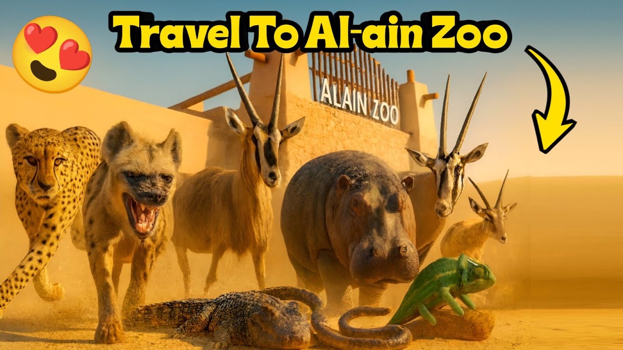 Exploring Al-Ain Zoo! 🦁 A Full Wildlife Adventure in the UAE | Habeebi Official Tv 