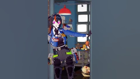 zzz zhu yuan x orphie x trigger mmd #zenlesszonezero #animation #fun #anime #waifu #mmd #recommended