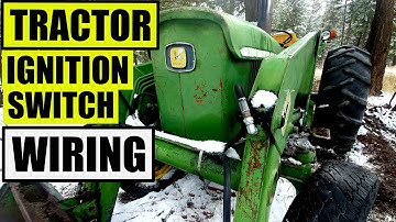 TRACTOR IGNITION KEY SWITCH WIRING | Universal Ignition Switch | JOHN DEERE 2130
