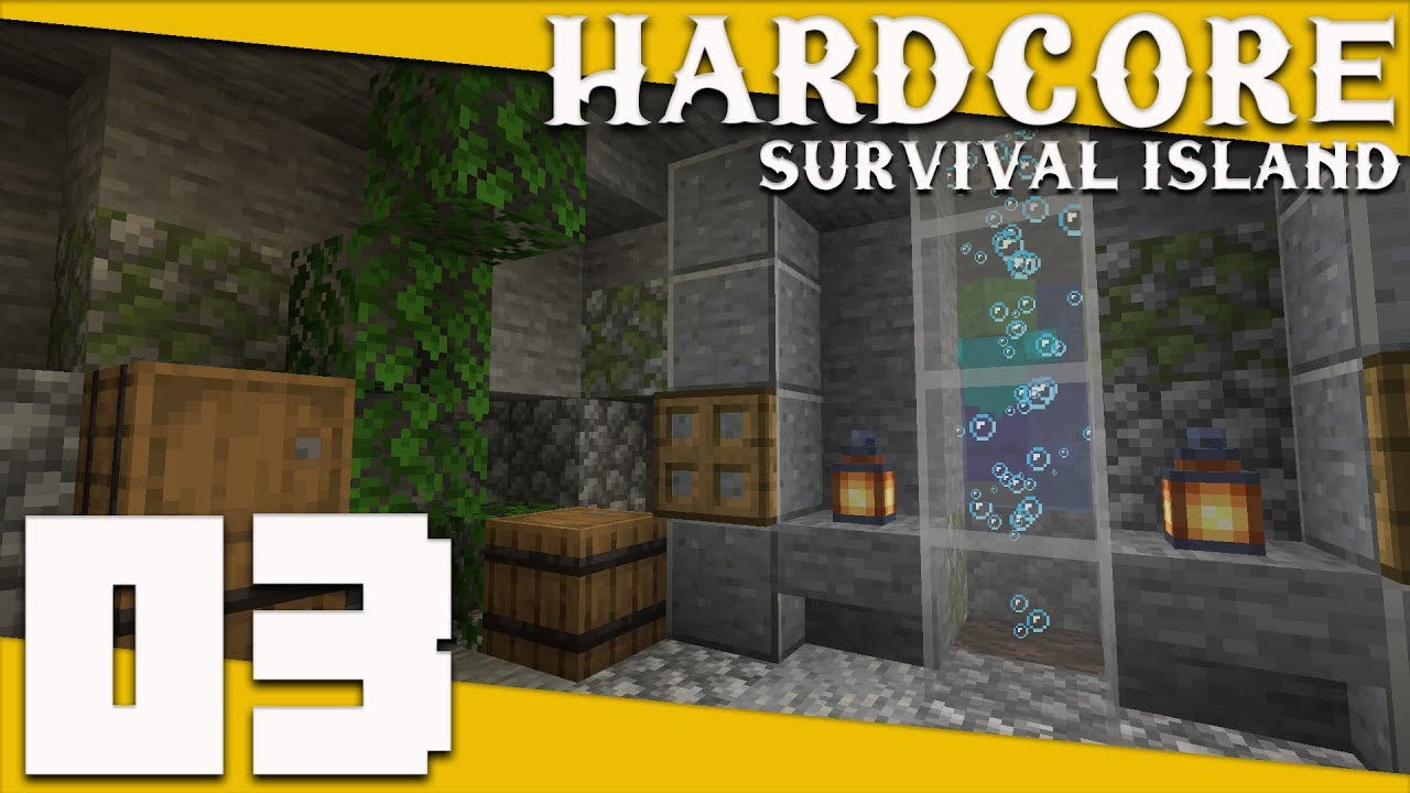 Minecraft Hardcore Survival Island 03 Zombie XP Grinder