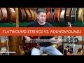 Flatwound Strings vs. Roundwounds On The Guild Starfire II