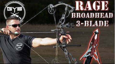 Compound Bow Broadhead - vs - MEAT & BONE -- RAGE Chisel Tip 3-Blade
