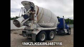 2022 KENWORTH T880 READY MIX TRUCK | VIN 1NKZLK0X8NJ487116