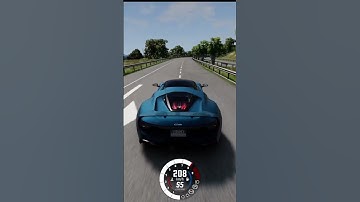 Driving on the Wrong Side with Drunk AI #beamng #beamngshorts