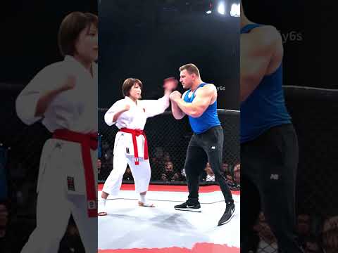 Karate girl for