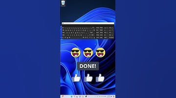 On-Screen Keyboard Shortcut | Windows 11 | Windows 10 #osk #shorts #windows11