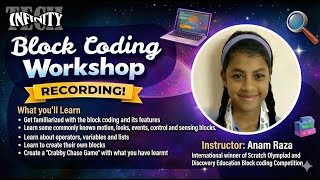 Block Coding Workshop by Ms. Anam Raza