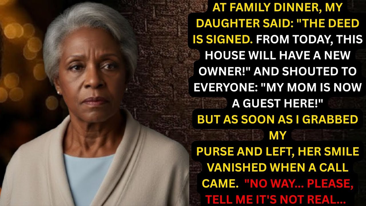 “The Papers Are Signed,” My Daughter Announced  “Starting Today, This House Has A New Owner!”