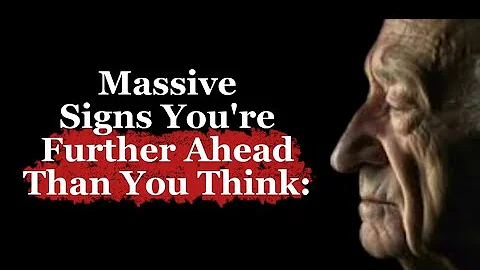 massive signs you're further ahead than you think #motivation #lifelessons