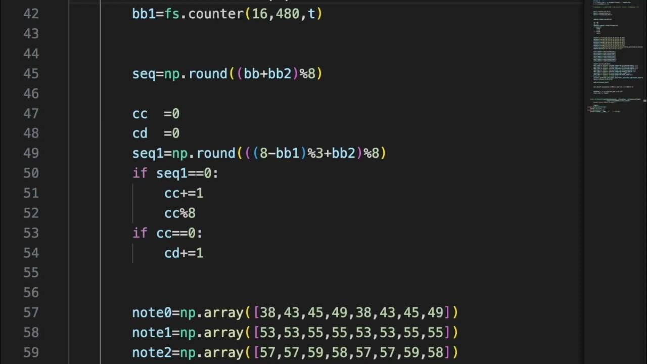 python Homemade sound library test - YouTube