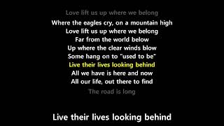 Up Where We Belong (Lyrics) - Joe Cocker and Jennifer Warnes