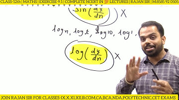 Exercise 9.1 class 12 maths