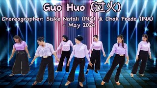 Guo Huo (过火) Line dance#choreo Siske Natali (INA) & Chok Fredo (INA) | Demo SSR Dance
