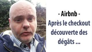 Airbnb - Après le checkout découverte des dégâts - comment faire ?