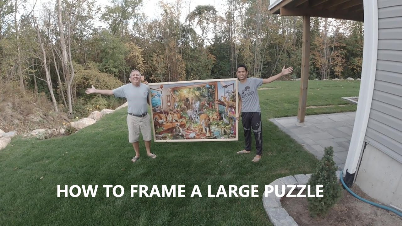 How to Frame a Jigsaw Puzzle Without Glue