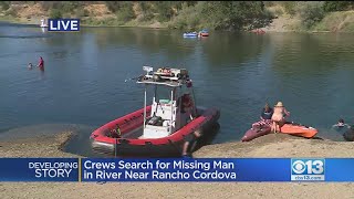 Crews Continue Search For Missing Man In American River