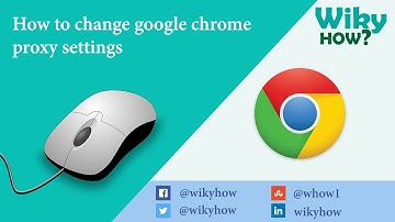 How to change proxy settings in chrome