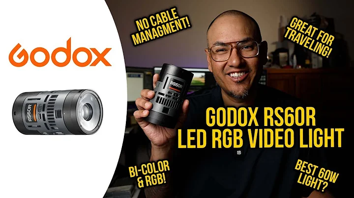 Best Video Light For Traveling? | Godox RS60R LED RGB Video Light