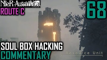 Nier Automata Walkthrough Part 68 - Soul Box Resource Recovery Unit Hackathon  (Route C)