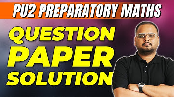 2nd PU Preparatory Math Paper 2025 | Full Solution | 19th Jan 2025 Bangalore South Paper