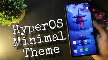HyperOS Minimal Theme For Any Xiaomi Devices | New Minimal System Ui | #hyperos 