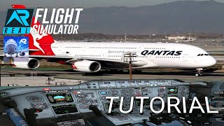 ✈REAL FLIGHT SIMULADOR PROtutorial de como decolar com A380800