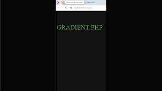 Moving Gradient Text with PHP?! 😳🎨