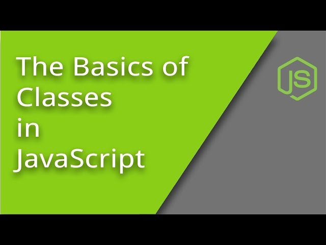 Intro to JavaScript Classes