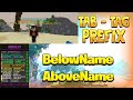 TAG - TAB Prefix | ABOVENAME - BELOWNAME -|- Tab Plugin Türkçe