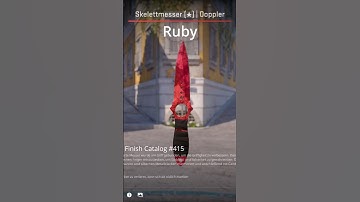 Skeleton Knife Doppler ALL PHASES Short