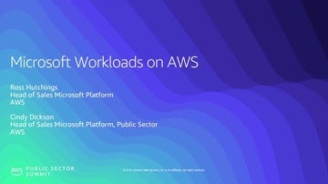 Microsoft Workloads on AWS
