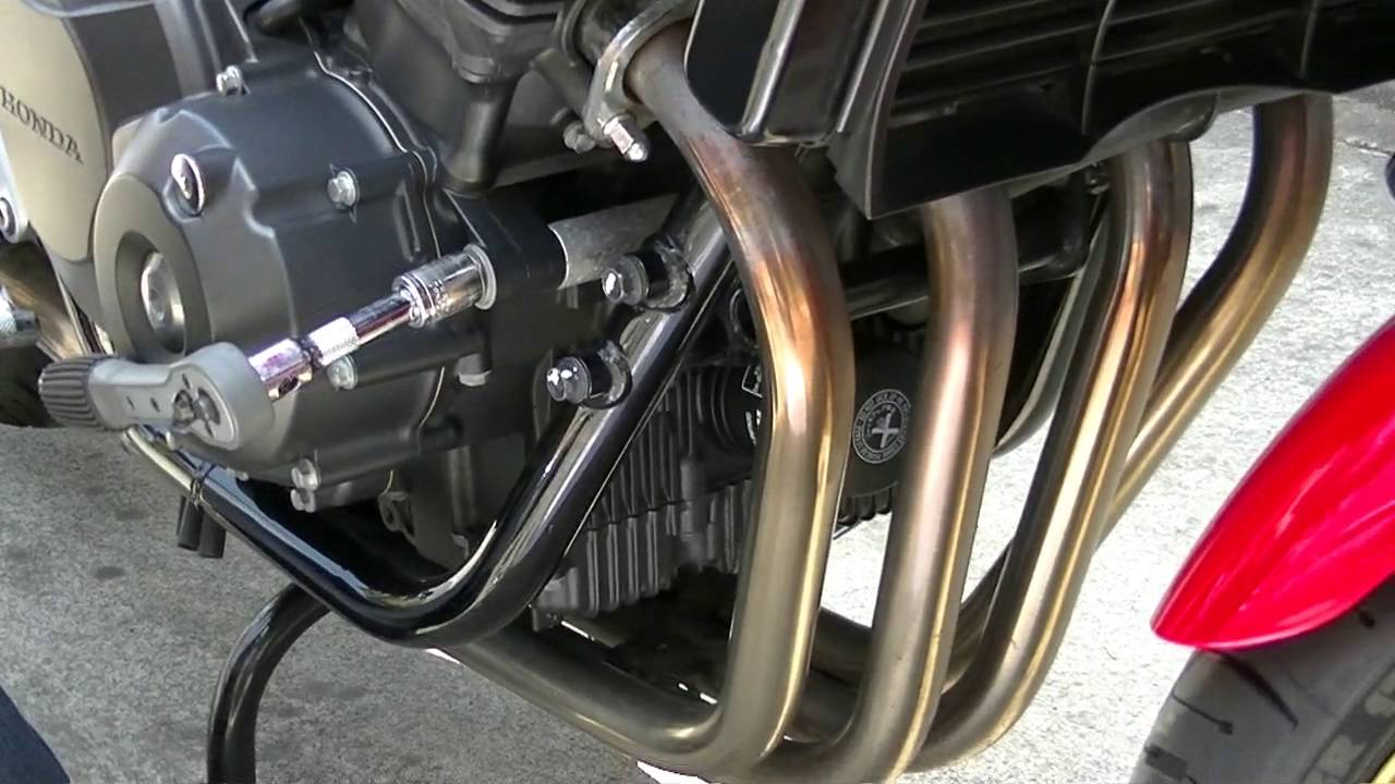 エンジンプロテクター取り付け 失敗 1回目 Cb400ｽｰﾊﾟｰﾎﾞﾙﾄﾞｰﾙrevo Youtube