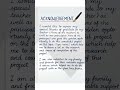 Acknowledgement Writing for Project | Simple &amp; Neat Handwriting Example