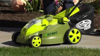 Sun Joe iON 40-Volt Cordless Brushless 16″ Lawn Mower Sun Joe iON 40-Volt Battery Operated 15