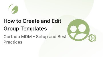 How to Manage and Create Group Templates