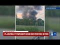 Plainfield Township home destroyed in fire