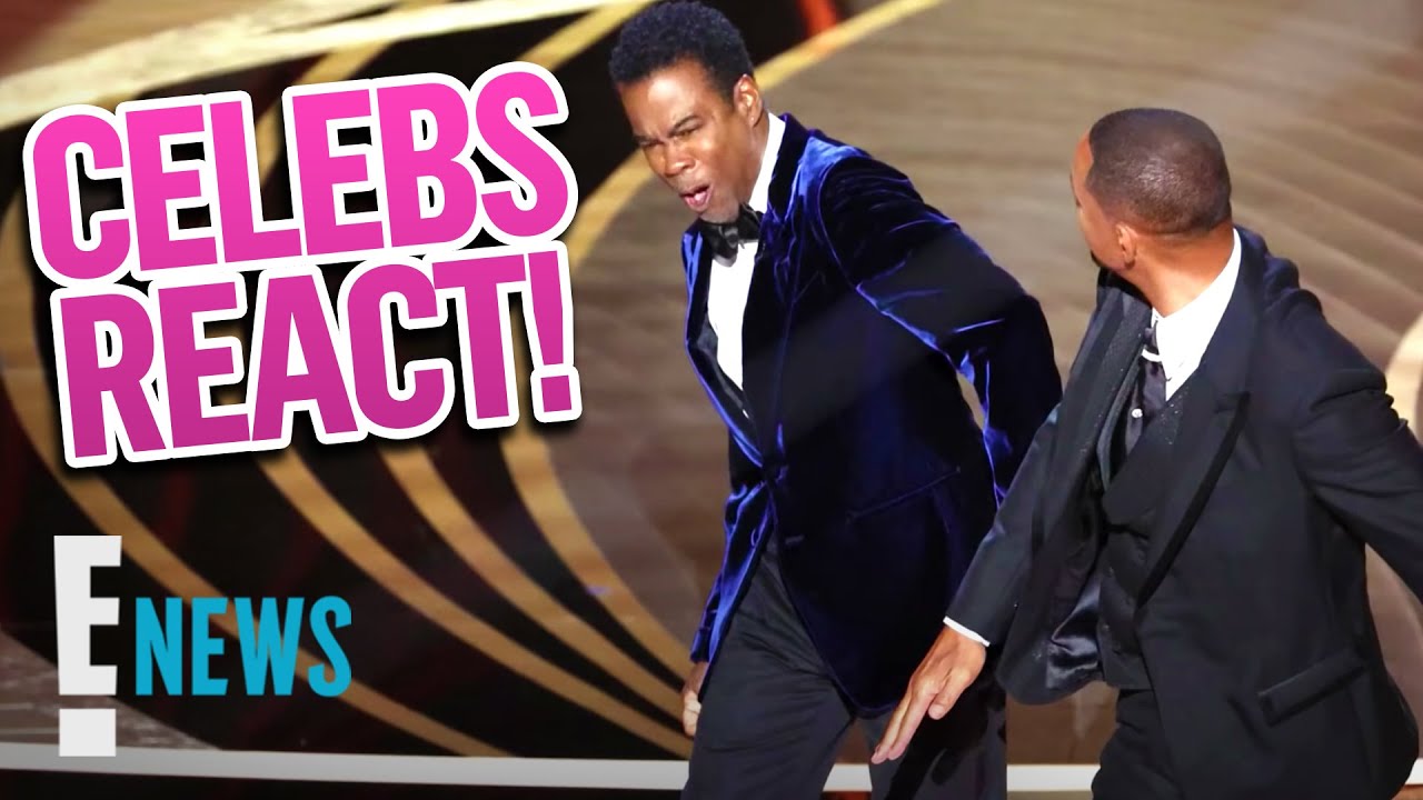 Will Smith’s SLAP at Oscars 2022: Celebrities REACT | E! News