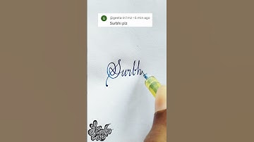 stylish name | Surbhi | Calligraphy signature
