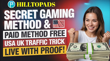 Hilltopads Secret Gaming Method 🤑 Smart Link Real USA UK Traffic Method 2025