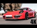 Fuel Run Blood Red Porsche 911 | 4k