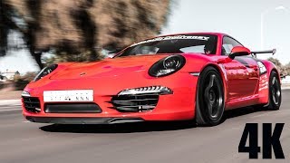 Fuel Run Blood Red Porsche 911 | 4k